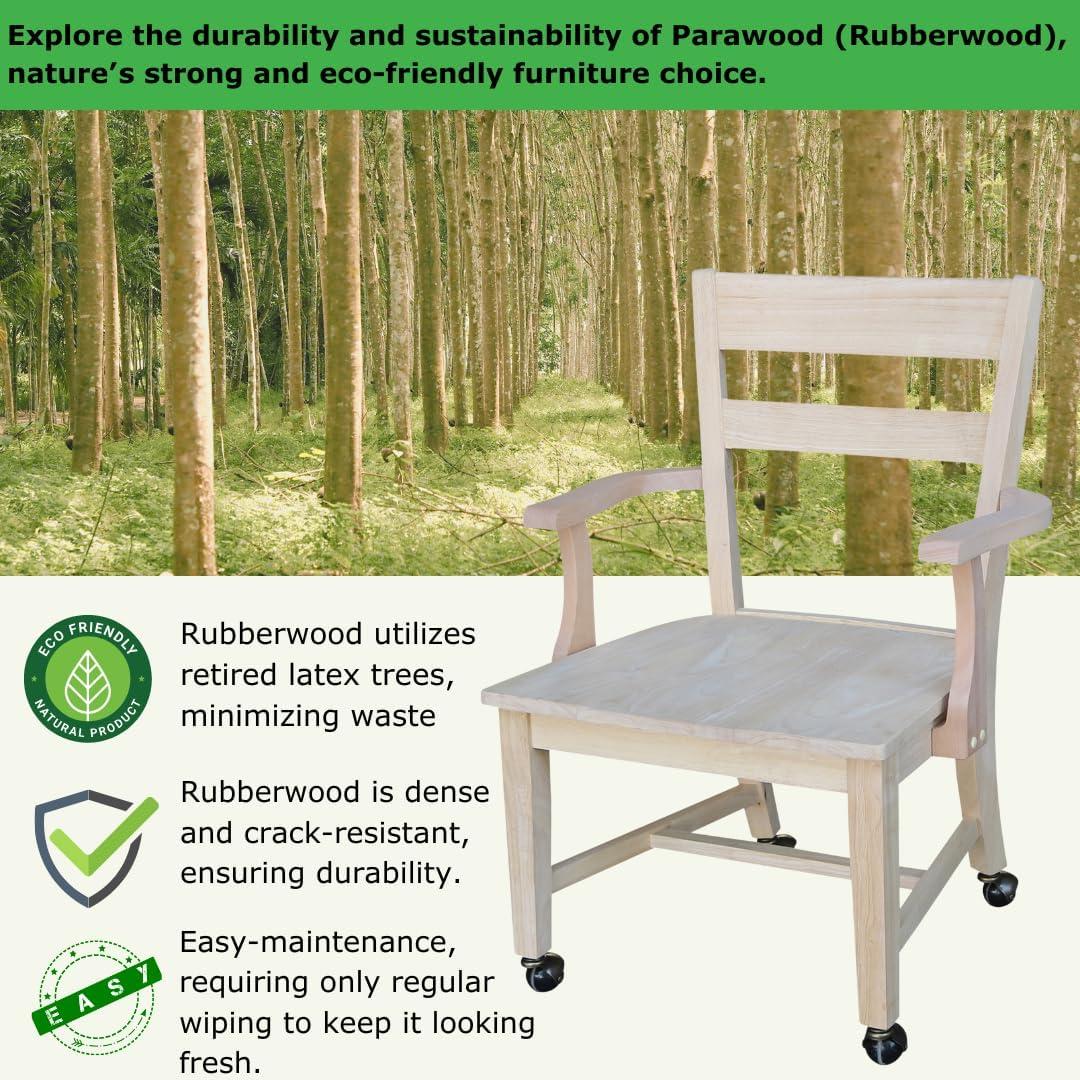 Solid Wood Armchair