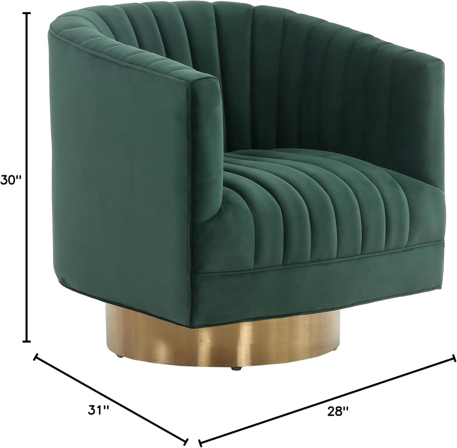 Josephine Swivel Barrel Chair  - Safavieh