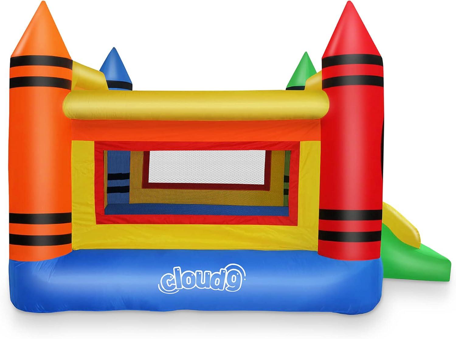 Cloud 9 Mini Crayon House - Inflatable Bouncer