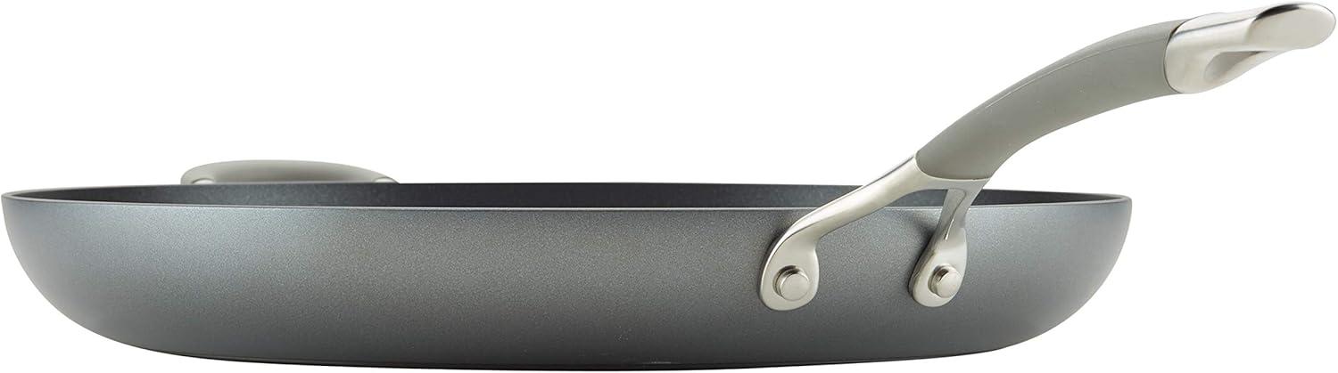 Circulon Elementum 14" Nonstick Frying Pan/Skillet with Helper Handle, Oyster Gray