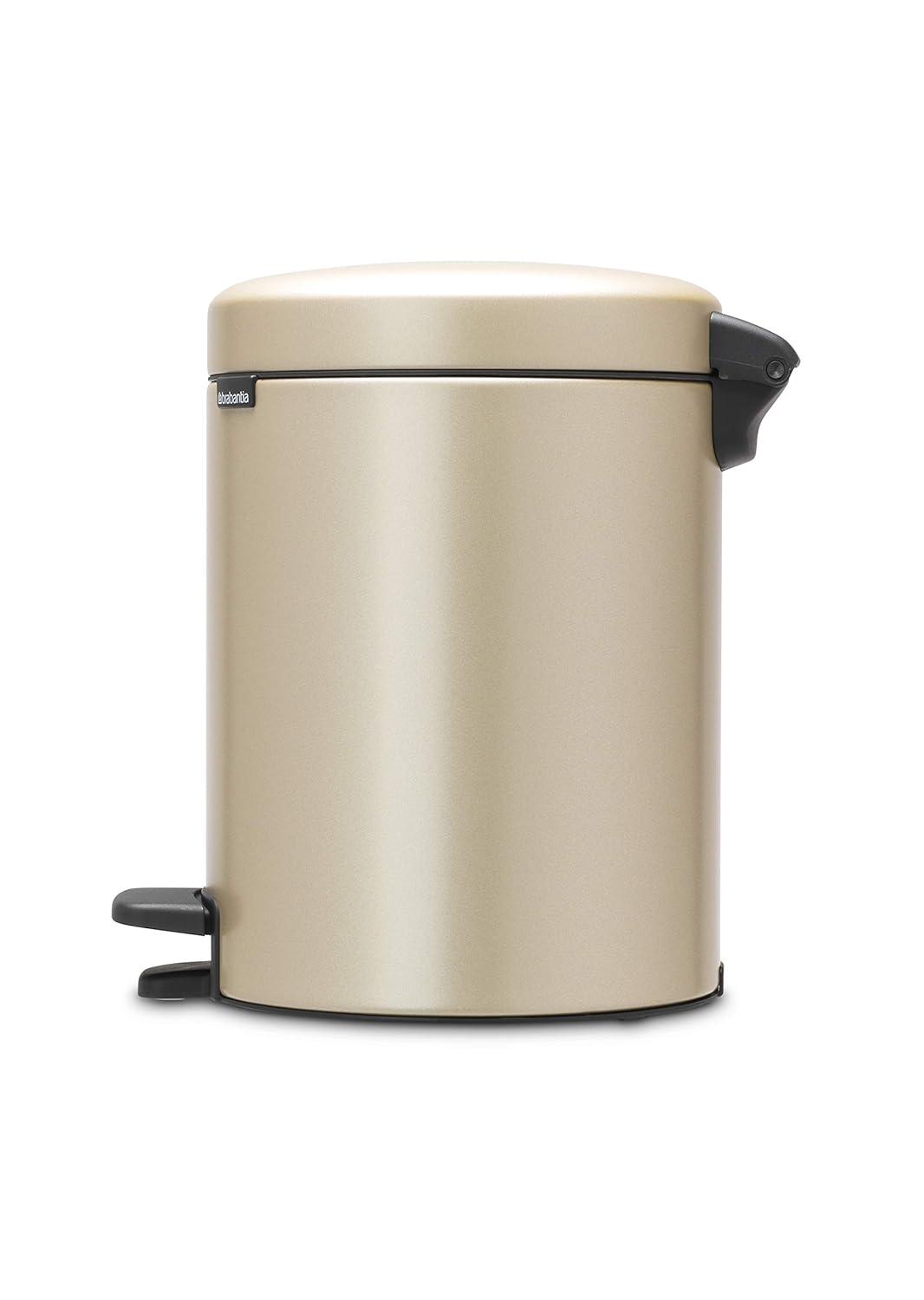 Brabantia NewIcon Step On Trash Can, 1.3 Gallon (5 Liter)