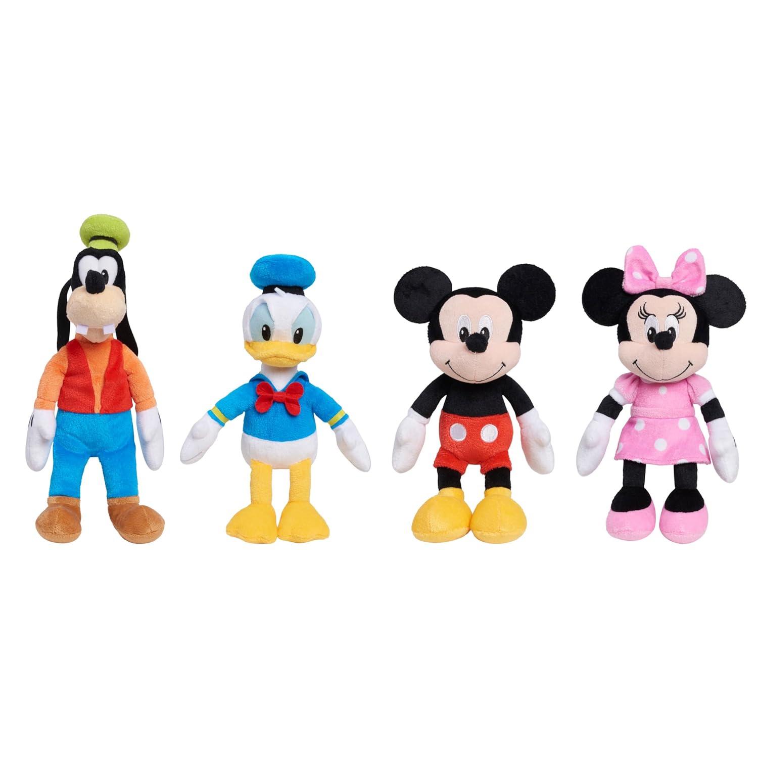Disney Mickey Mouse Plush Toy with Red Shorts and Yellow Shoes