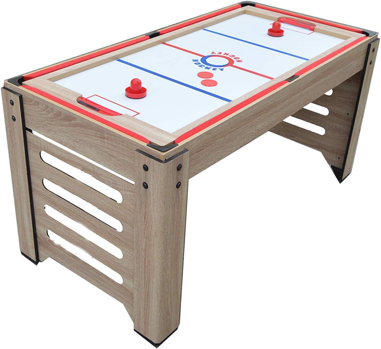 Hathaway Games Madison Multi Game Table with Foosball, Glide Hockey, Table Tennis, Billiards, Shuffleboard and Bowling