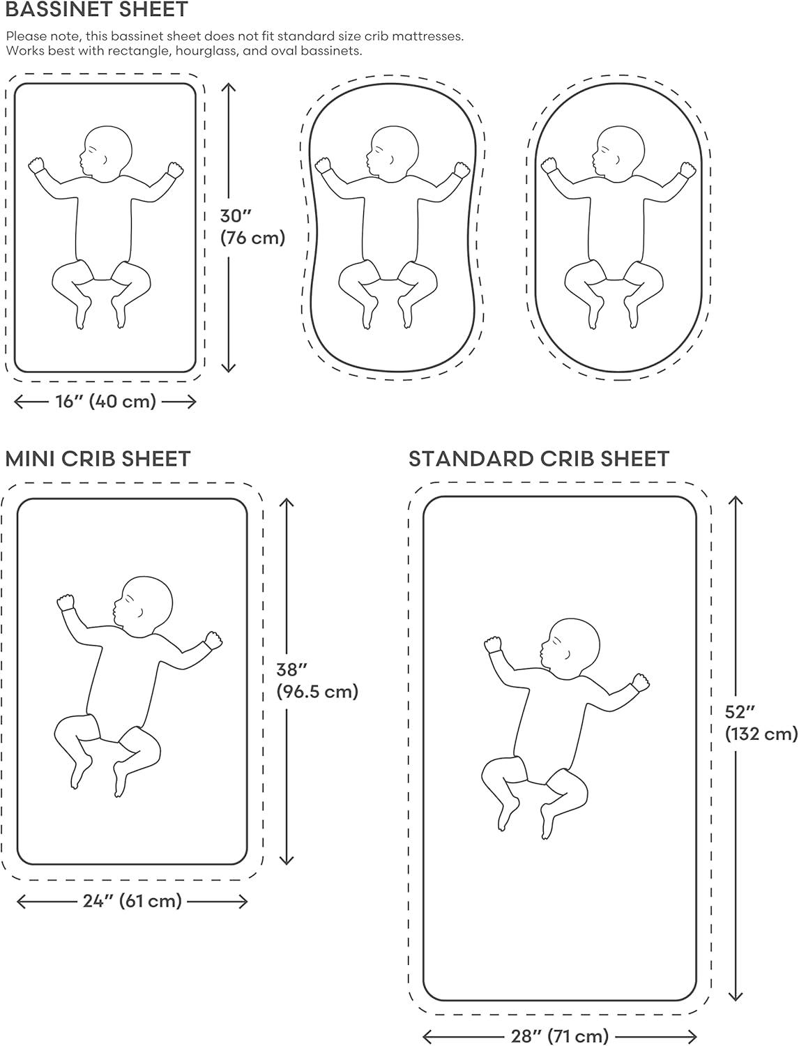 Mushie Extra Soft Muslin Bassinet Crib Sheet - Blush