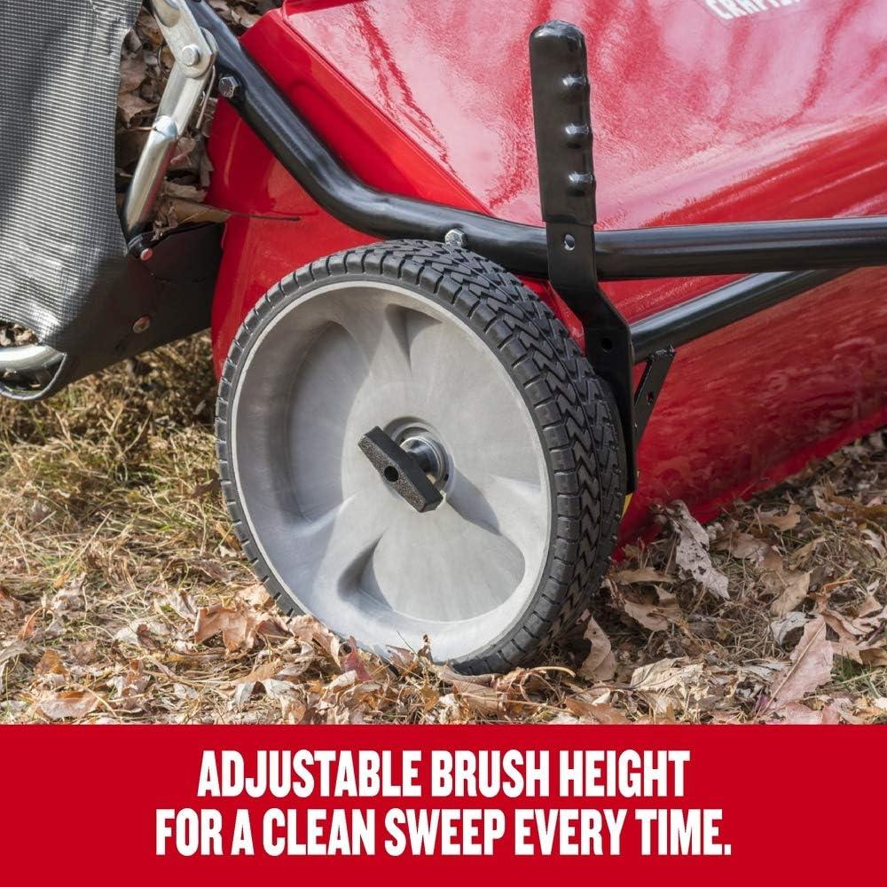 Craftsman Red 42-Inch High-Speed Tow Lawn Sweeper
