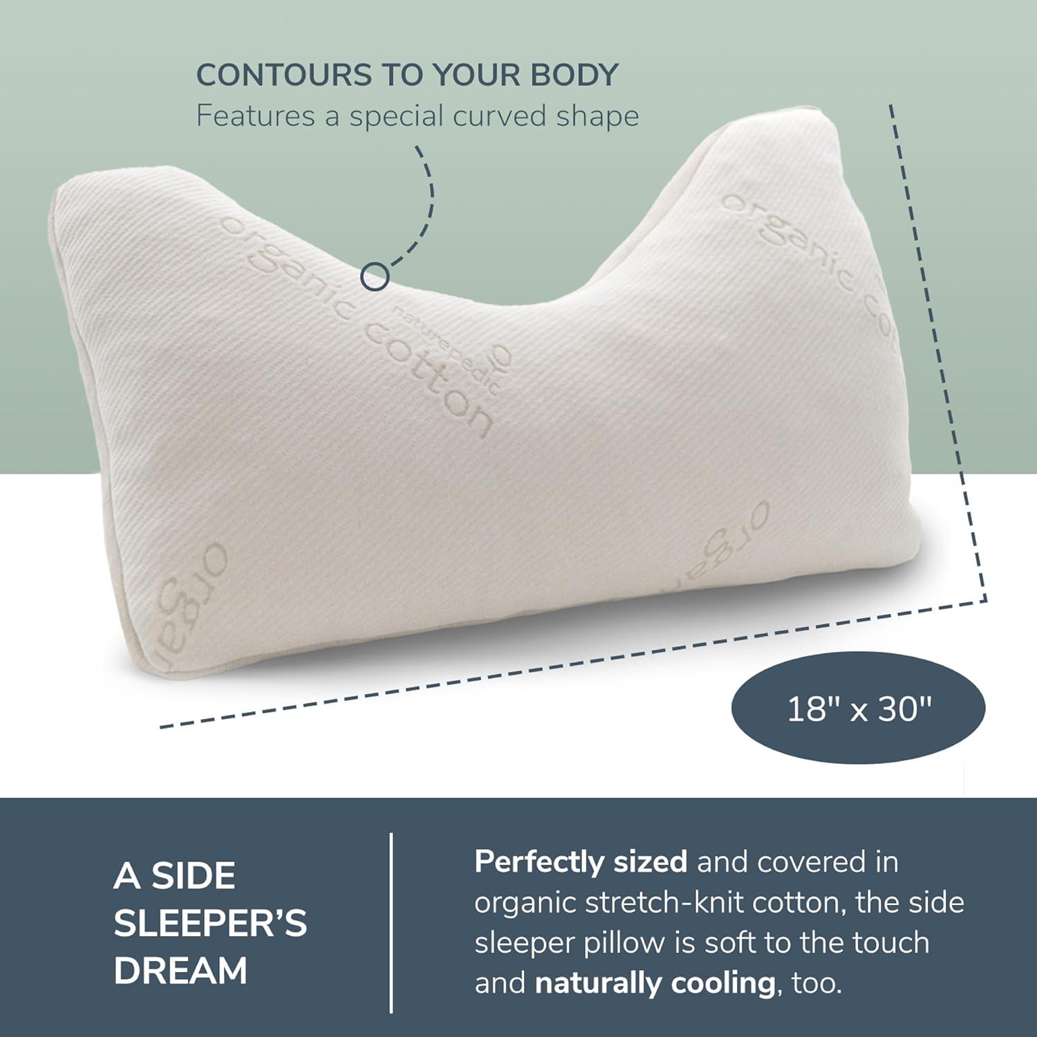 Naturepedic Organic Side Sleeper Pillow