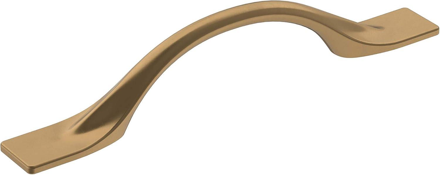 Champagne Bronze Modern Arch Cabinet Pull with Mounting Hardware