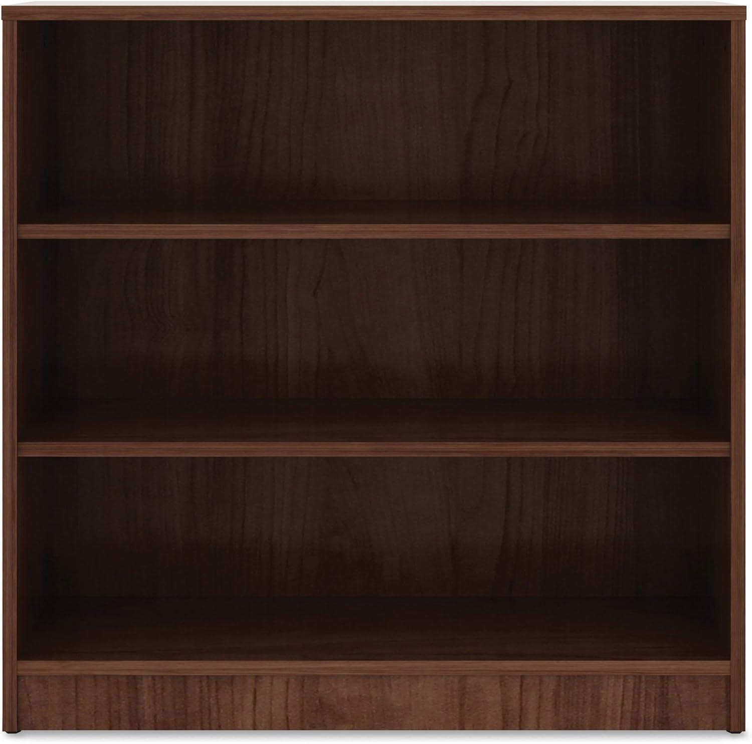 HYOHPOE Walnut Laminate Bookcase  36" x 36" x 12"