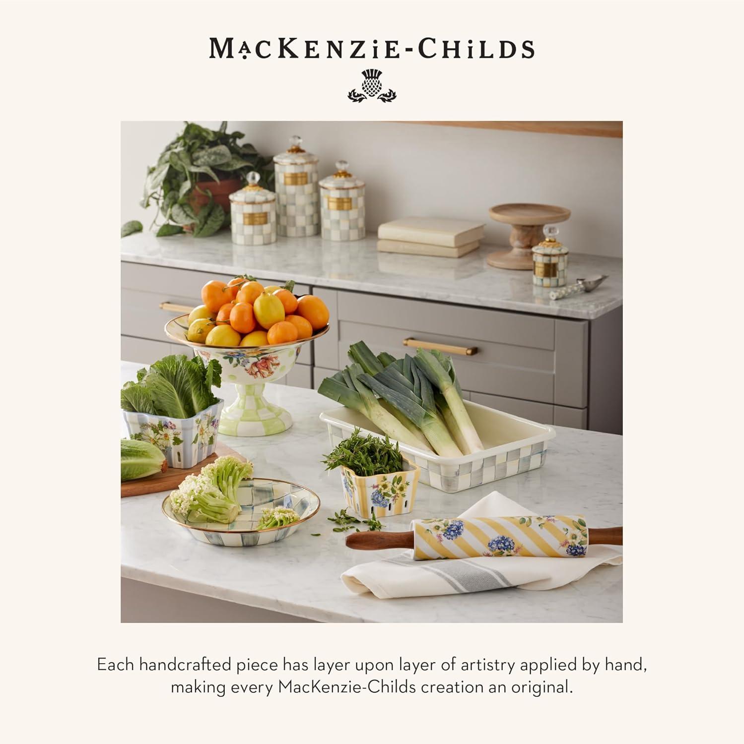 MacKenzie-Childs Sterling Check® Rolling Pin