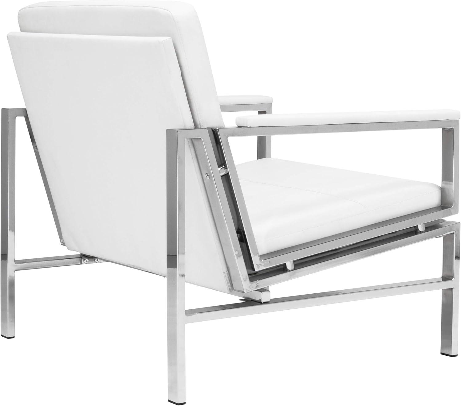 Modern Atlas Accent Chair, 250, White