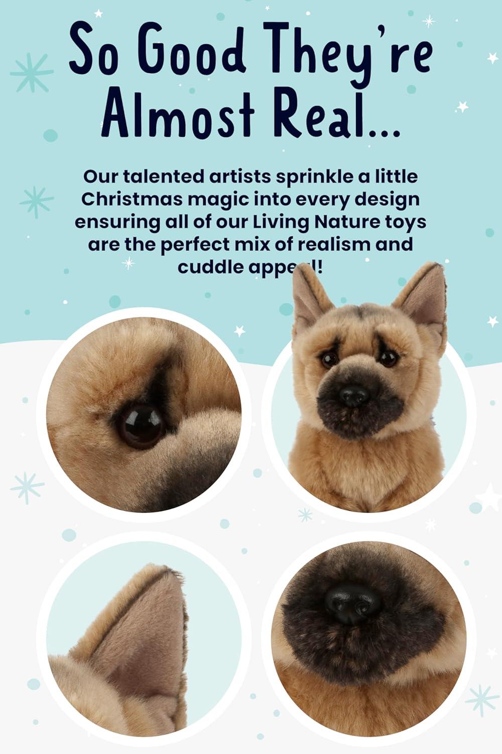 Living Nature German Shepherd Plush Toy