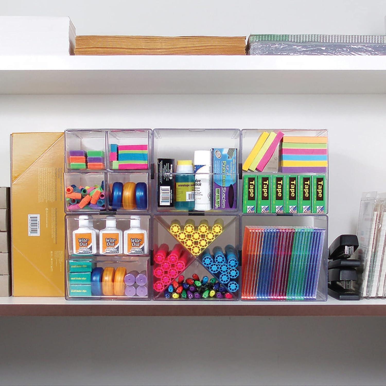 Deflect-O Corporation Plastic Stackable Desk Organizer