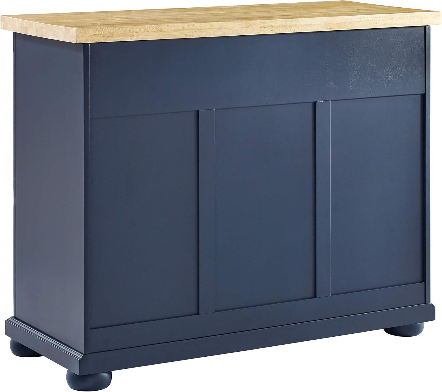 Madison Solid Wood Top Kitchen Island