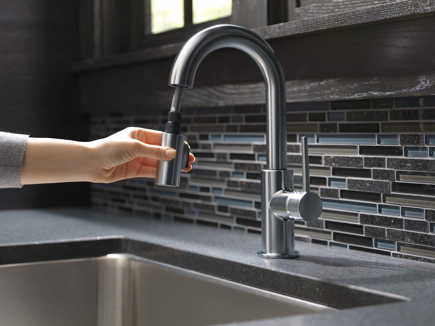 Single Handle Pull-Down Bar/Prep Kitchen Limited Swivel