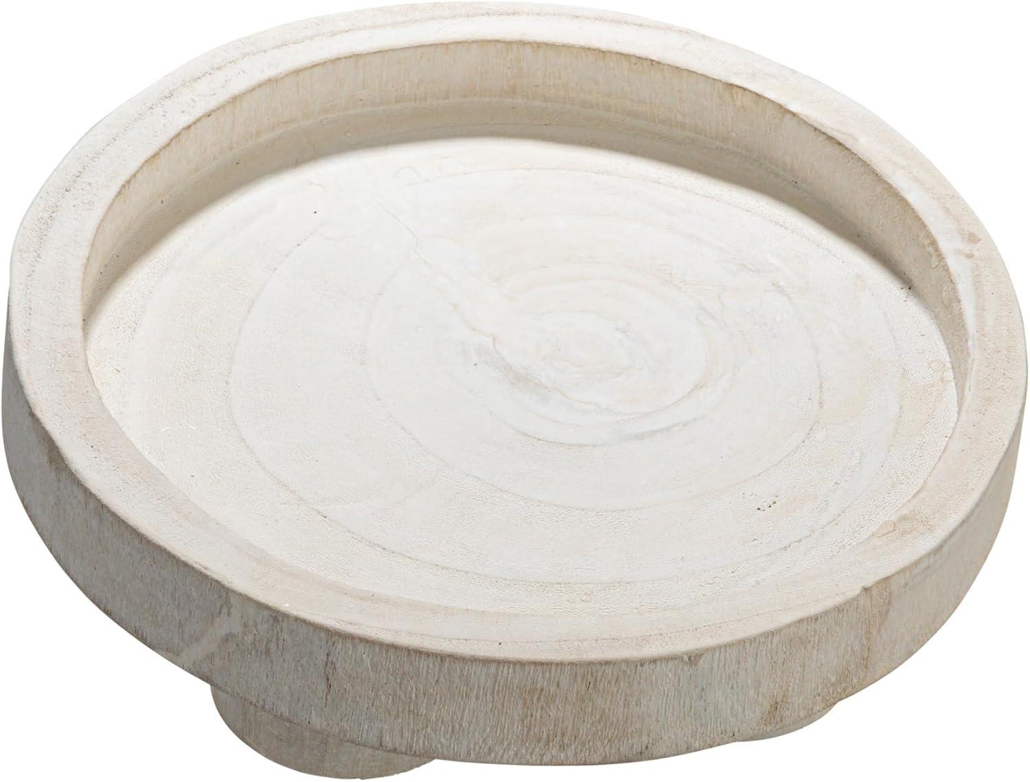 Bloomingville Paulownia Wood Pedestal Tray