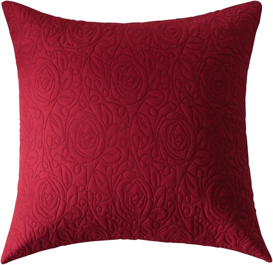 Embroidered Pillow Cover