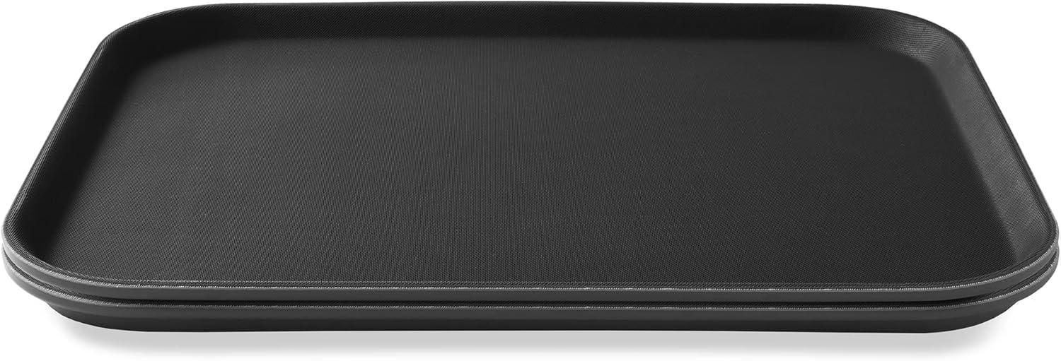 14" x 18" Rectangular Non-Skid Serving Trays, NSF Certified