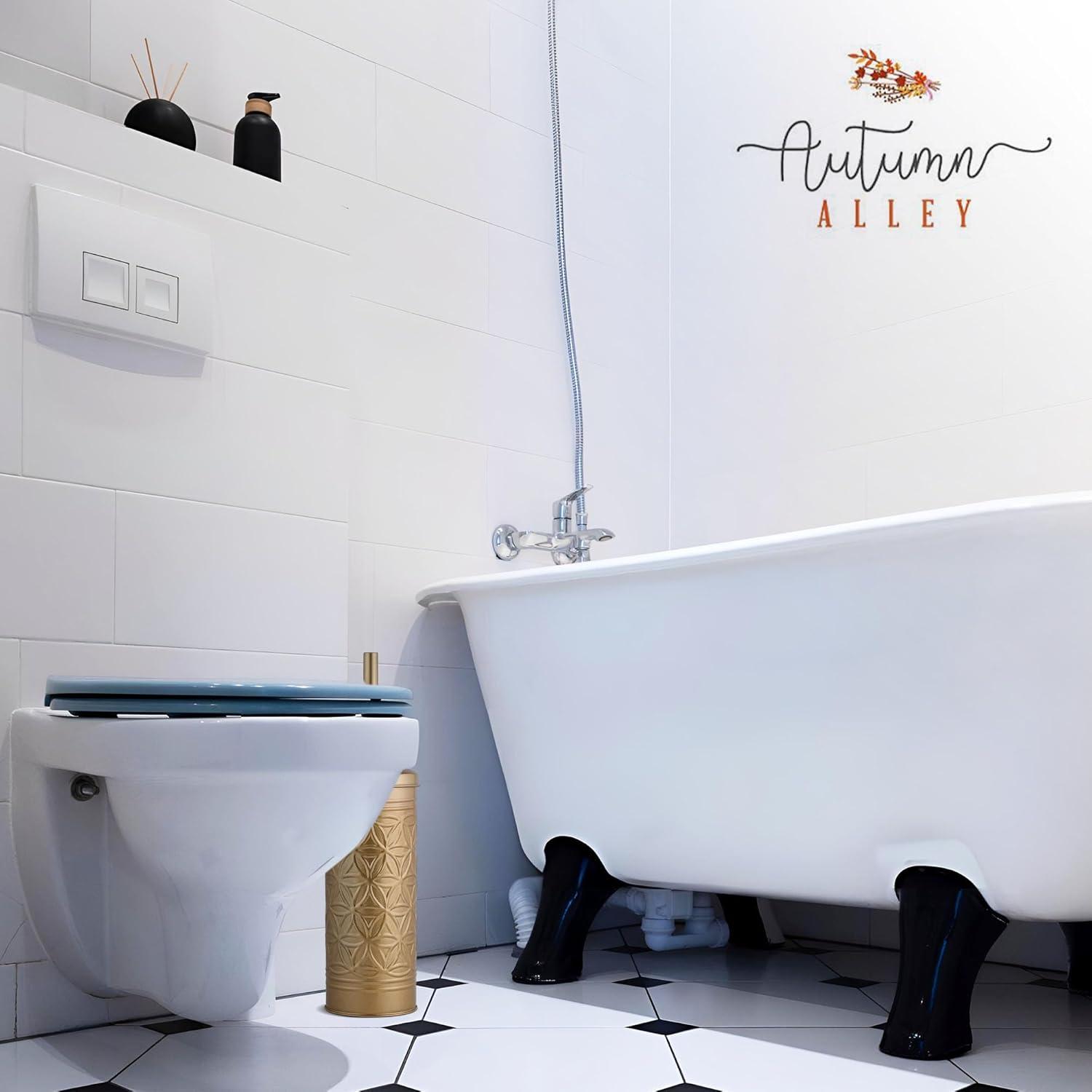 Autumn Alley Autumn Alley Alley Metal Toilet Brush And Holder