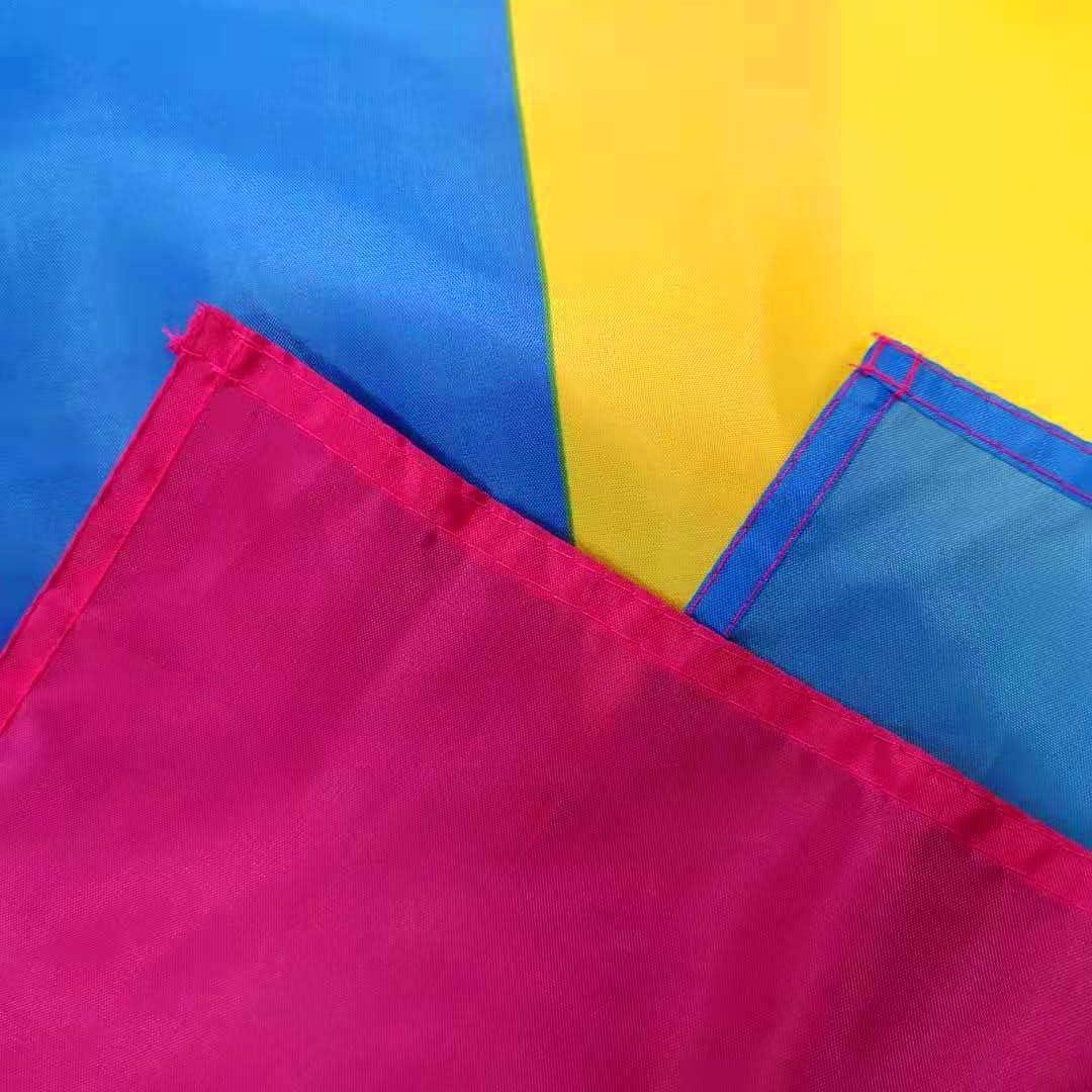 FLAGLINK Pansexual Flag 3x5Fts – LGBT Pansexuality Omnisexuality Pride Banner