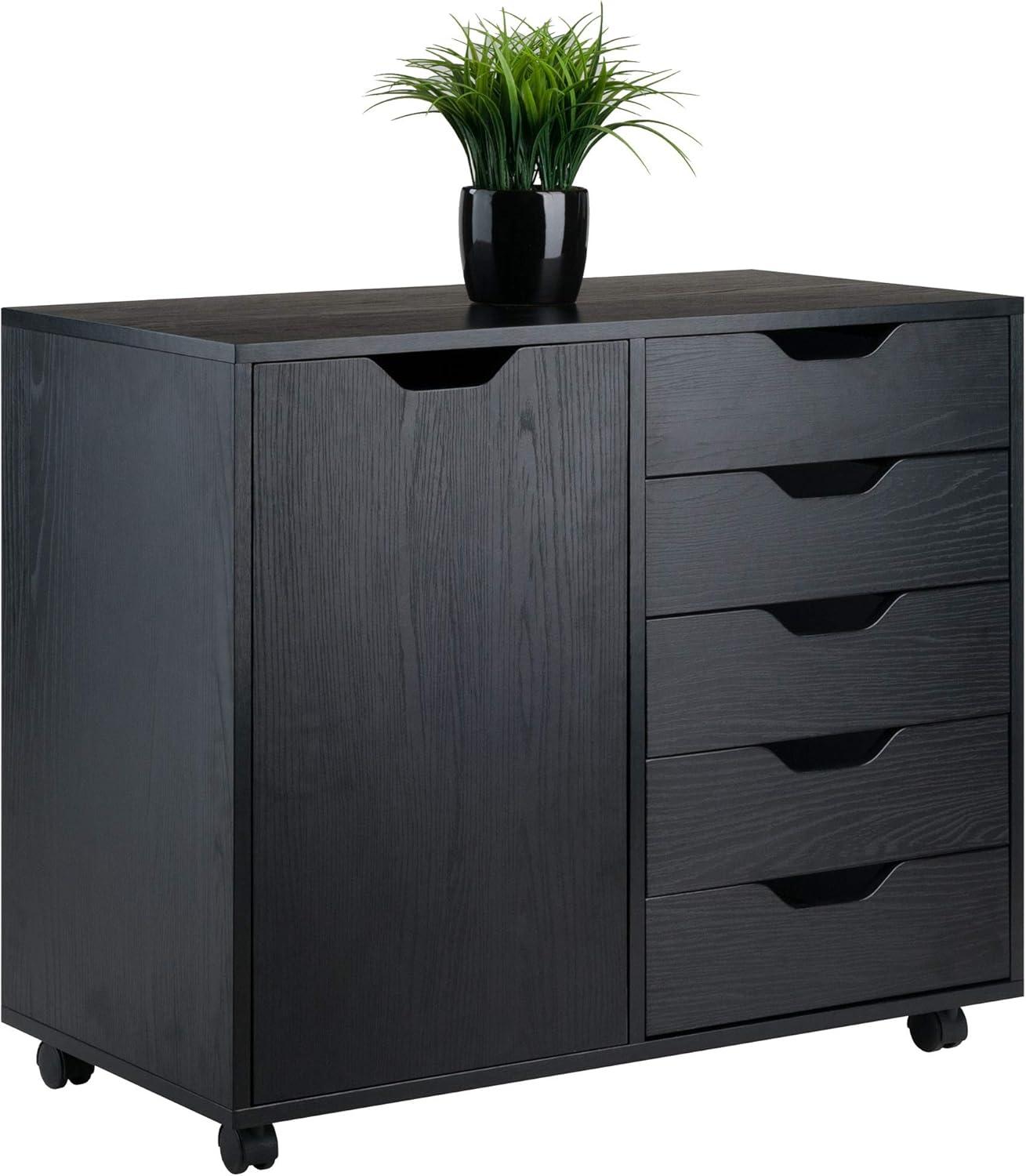 Halifax 5 Drawer 1 Side Cabinet - Winsome