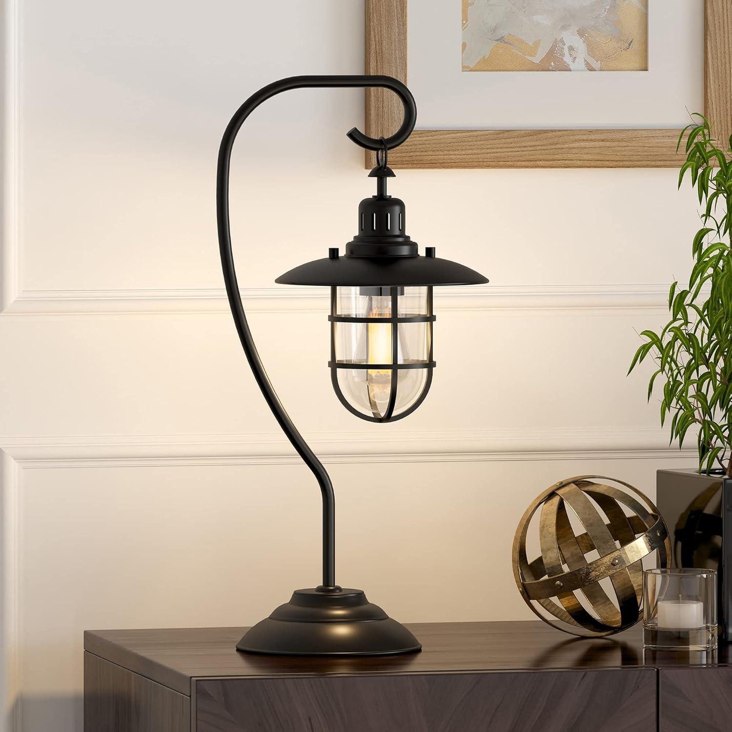 Evelyn&Zoe Metal Nautical Lantern Lamp