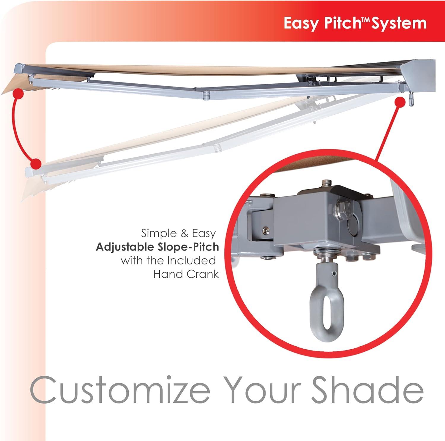 Classic Motorized Retraction Slope Patio Awning