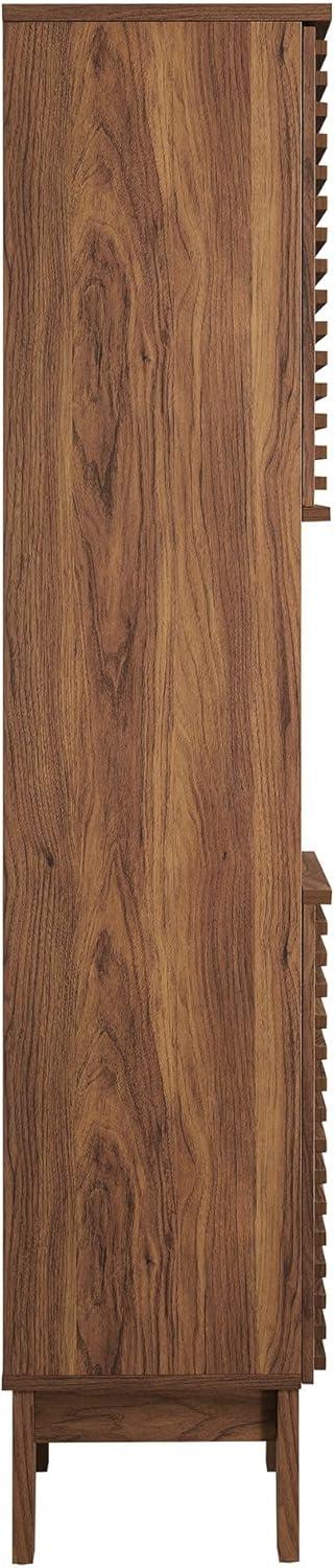 Modway Render Tall Narrow Bathroom Storage Cabinet