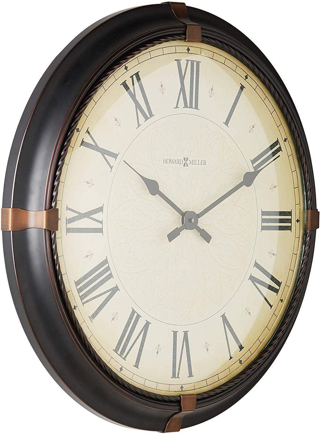 Howard Miller Atwater Wall Clock 625498 Metal