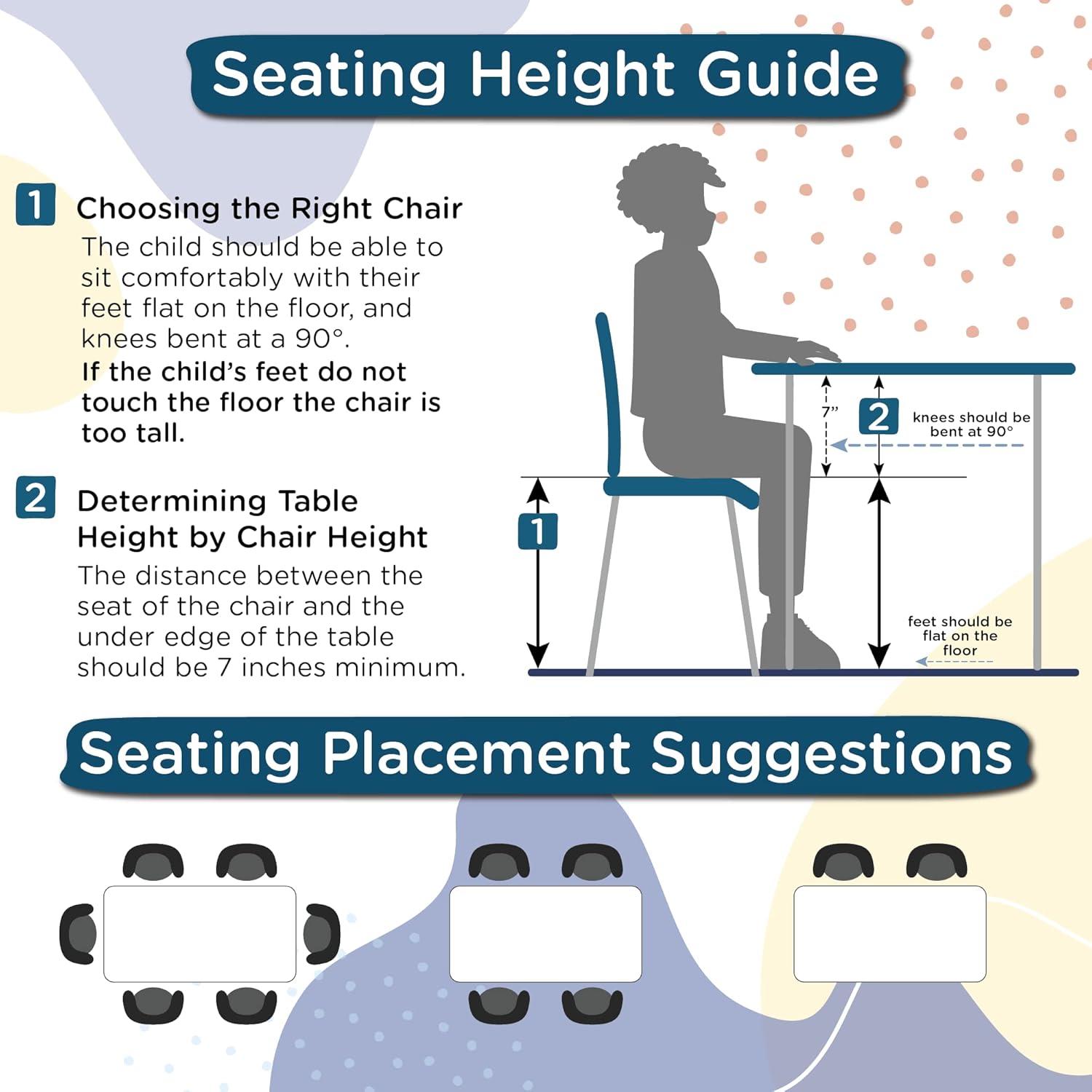 AS WE GROW Rectangular Adjustable Table