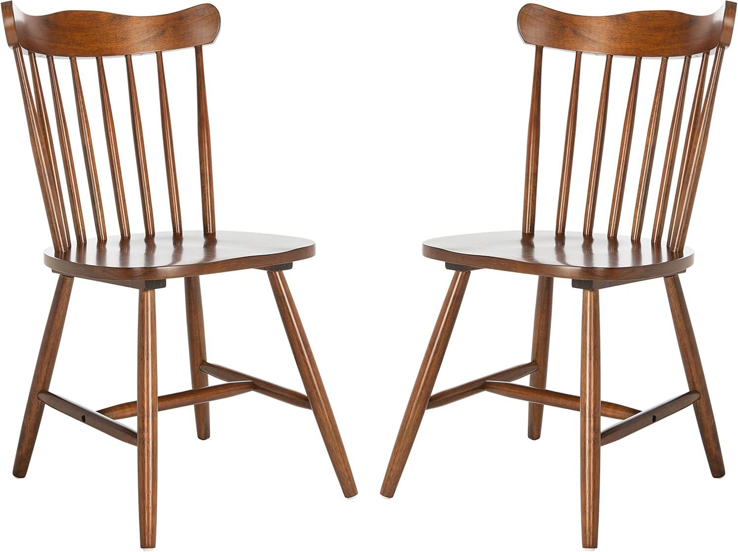 Reeves Dining Chair (Set Of 2) - Walnut - Safavieh