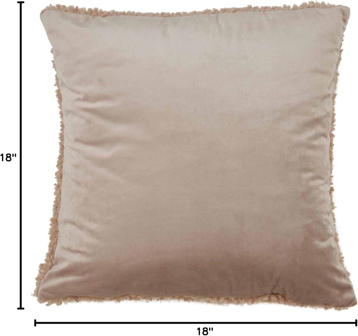 Wade Logan® Faux Fur Throw Pillow, Cover Only