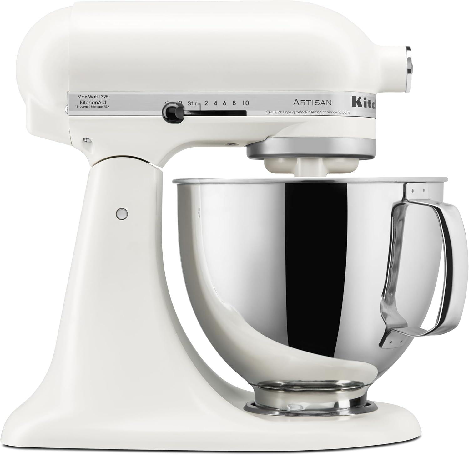 KitchenAid ® Artisan ® Series Porcelain White 5-Quart Tilt-Head Stand Mixer