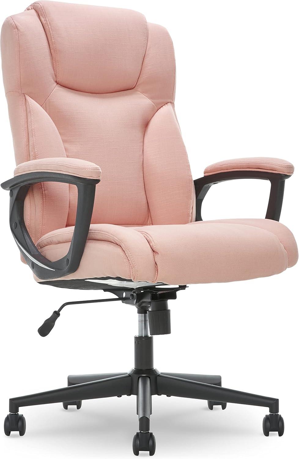 Serta Connor Ergonomic Executive Office Chair with Layered Body Pillows and Contoured Lumbar