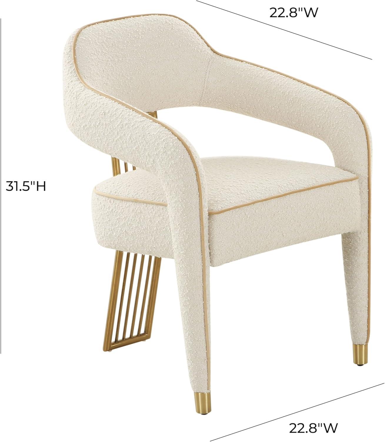 TOV Furniture lis Boucle Dining Chair