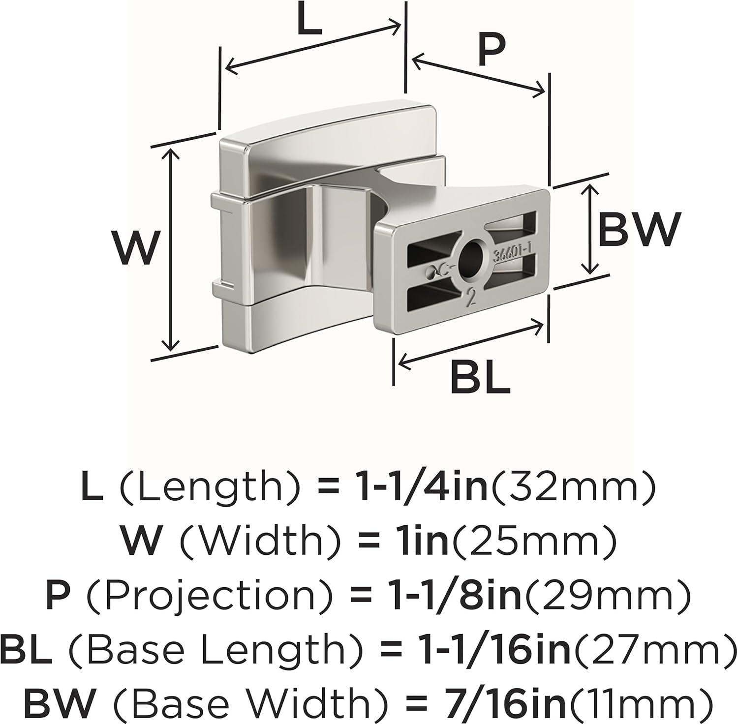 Amerock Davenport 1-1/4 inch (32mm) Length