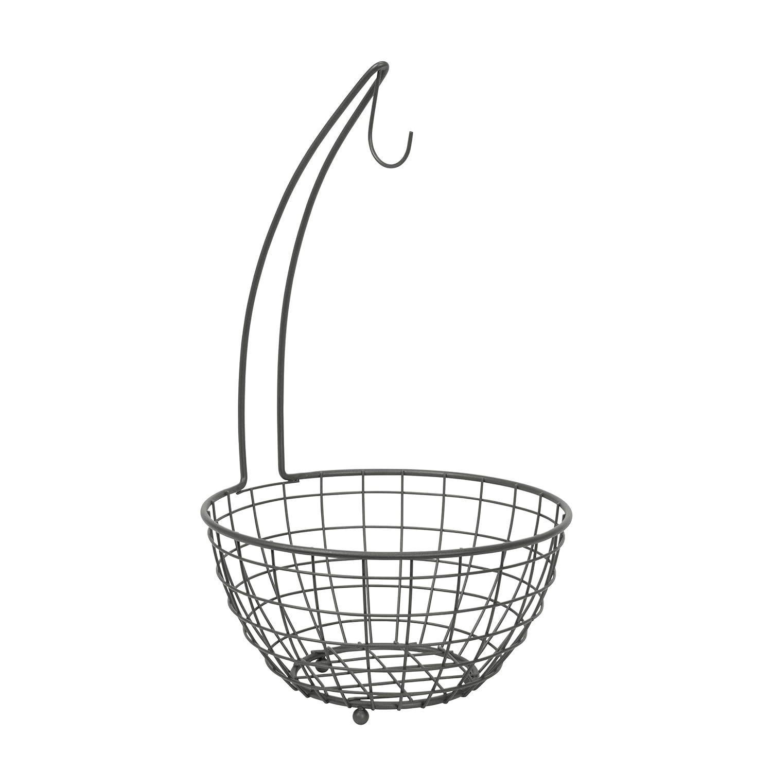Grid Industrial Gray Industrial Gray Small Fruit Tree Basket