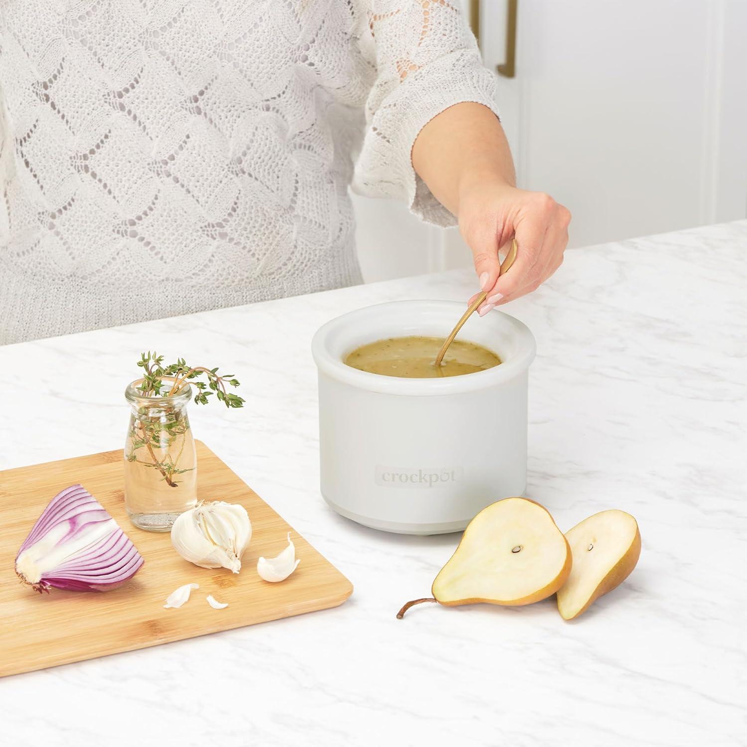 Crockpot 7-Quart Programmable Slow Cooker with Locking Lid and Little Dipper Food Warmer