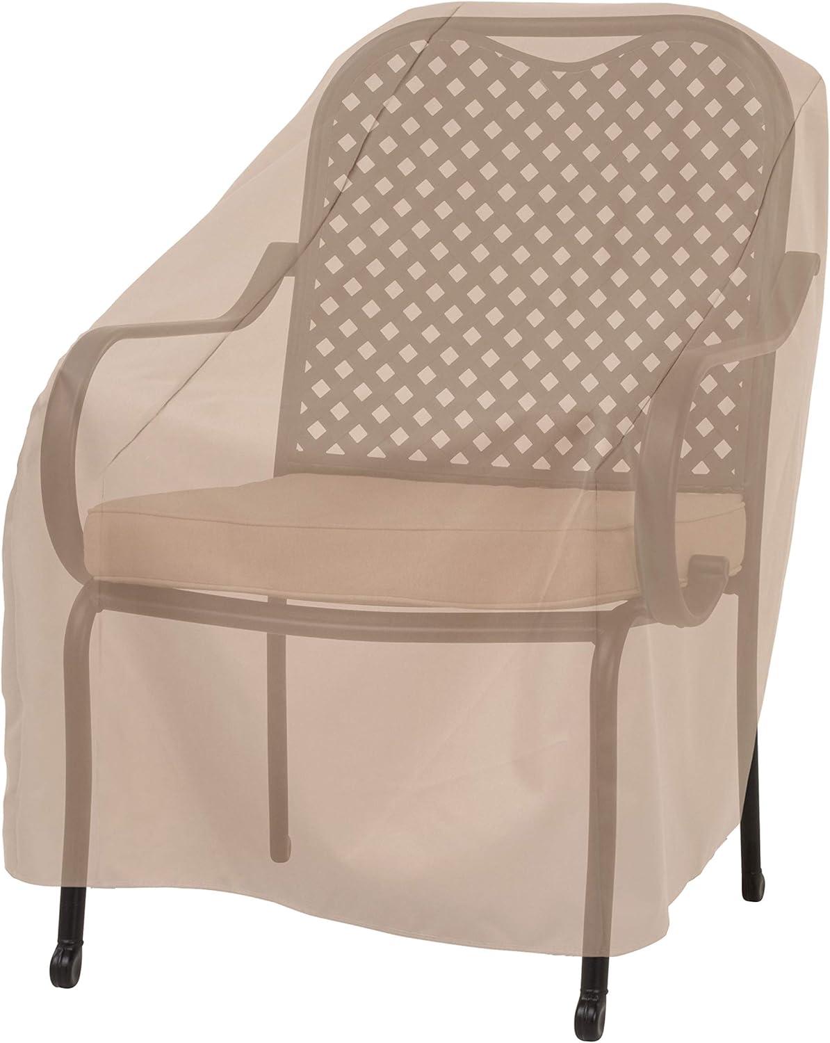 Modern Leisure Basics Patio Chair Cover, 33"L X 34"W X 31"H, Khaki