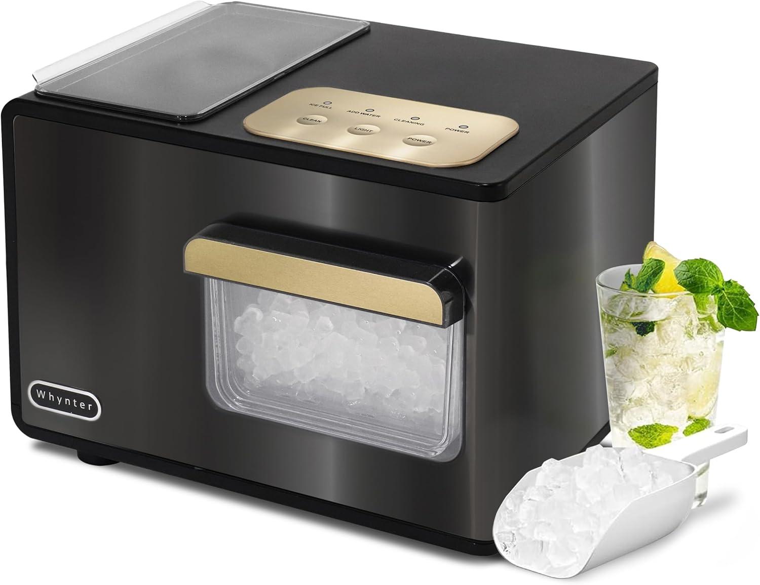 Whynter SonicSnö Countertop Nugget Ice Maker 40lbs/24hrs Chewable Pebble/Sonic Type Ice