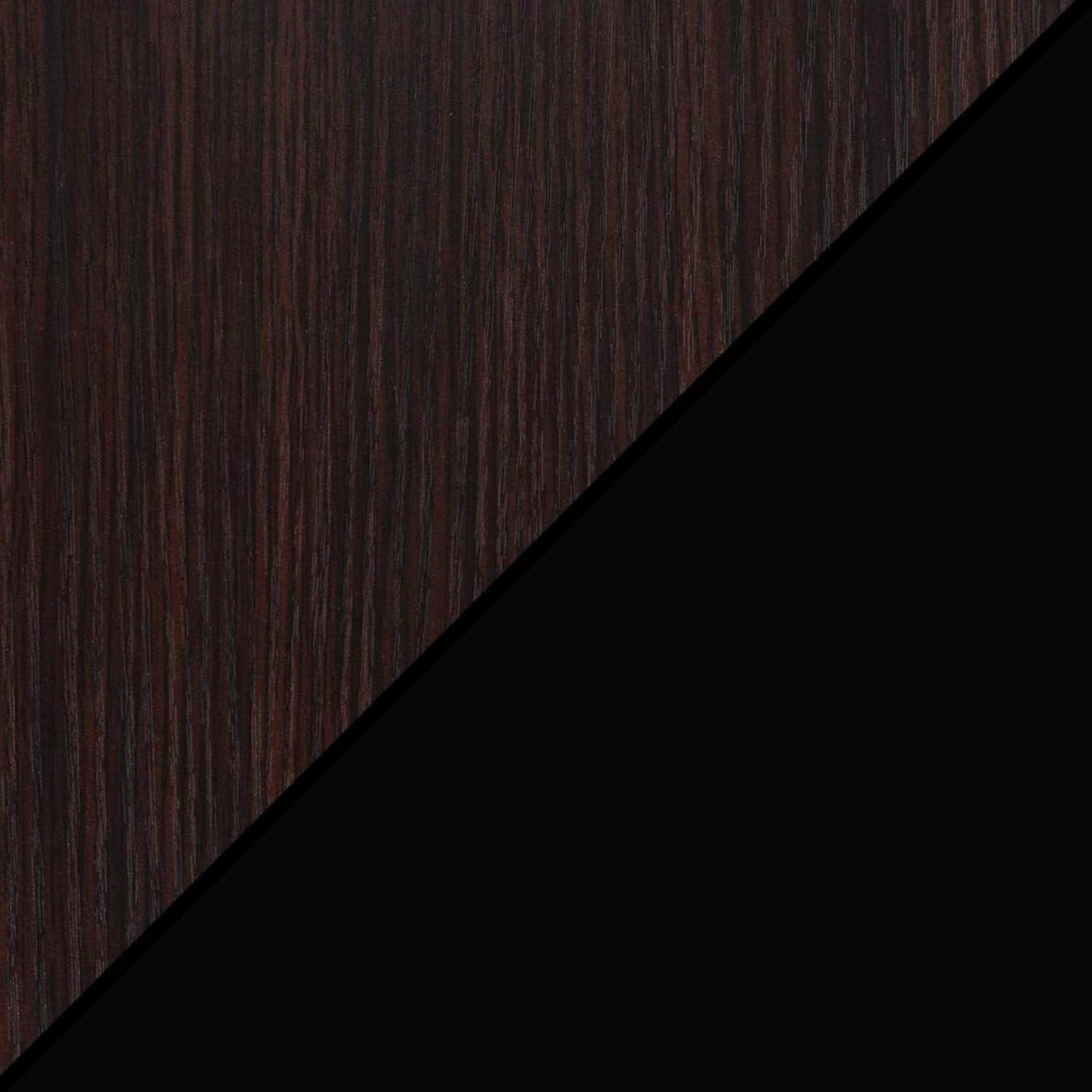 Convenience Concepts Designs2Go 30 inches Tall No Tools Student Desk with Shelves, Espresso/Black