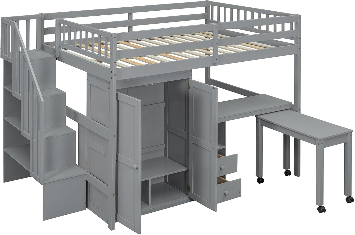 Reprise Designs Desk & Wardrobe – Space-Saving Multifunctional Loft Bed