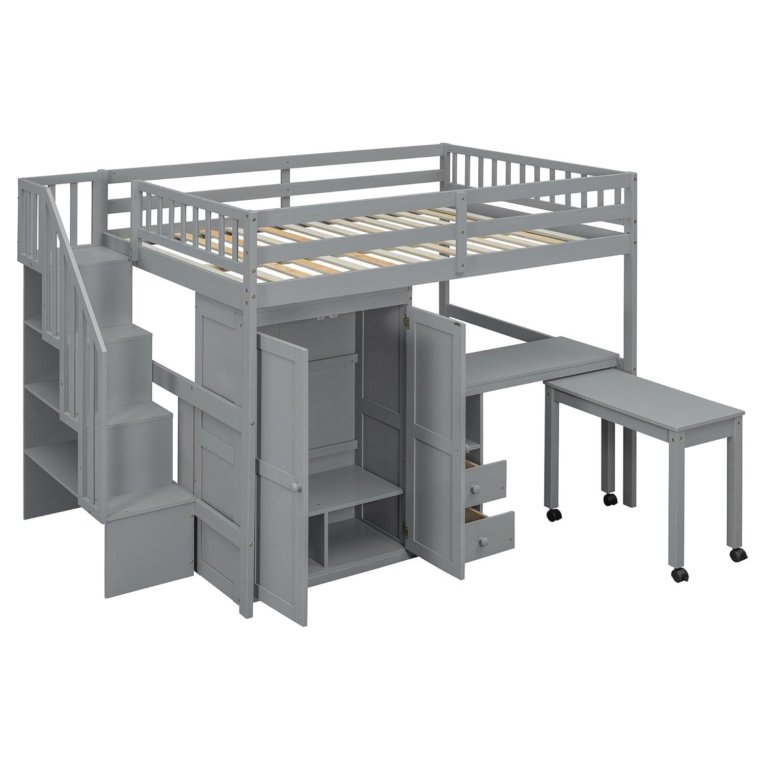 Reprise Designs Desk & Wardrobe – Space-Saving Multifunctional Loft Bed