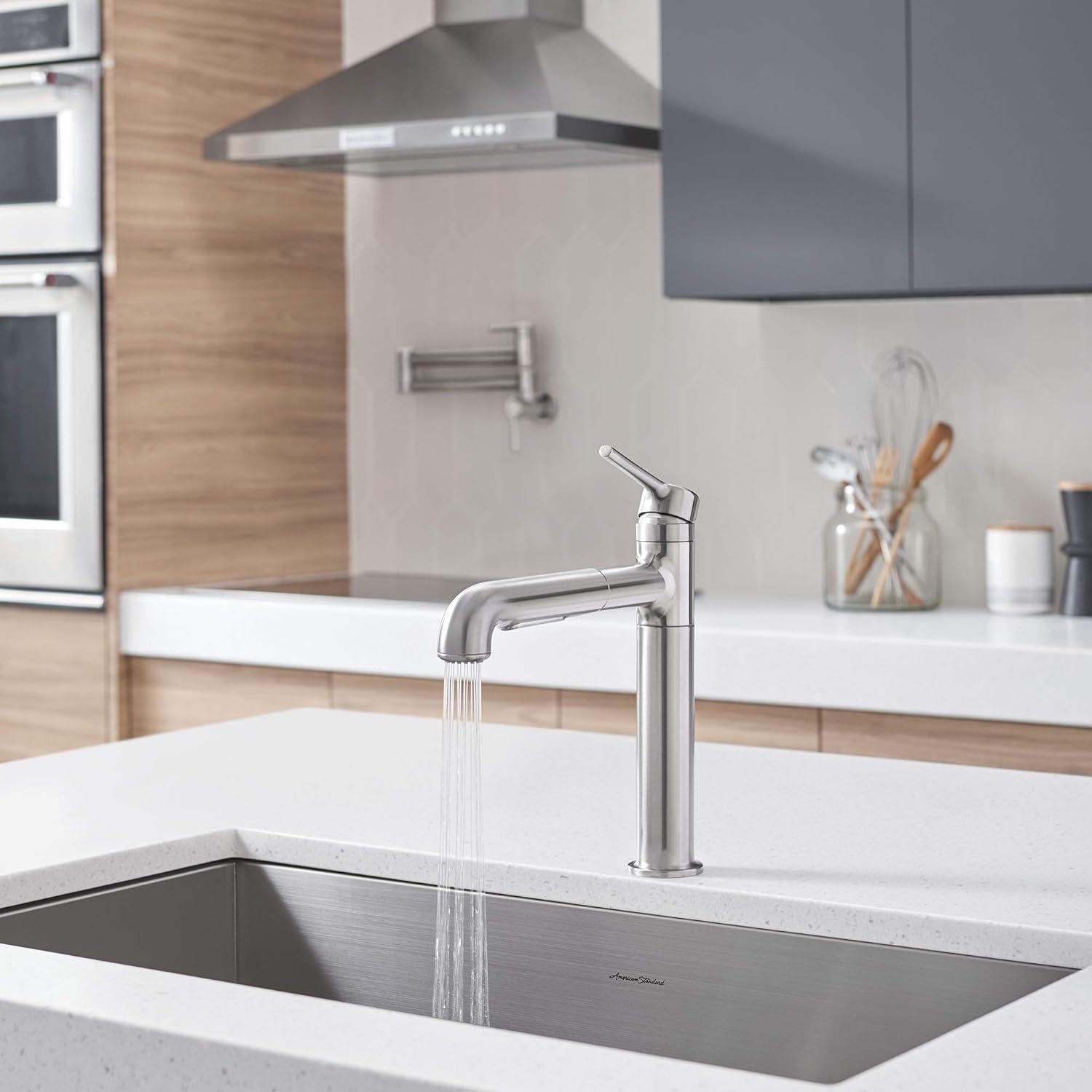 Stainless Steel Pull-Out Spray Kitchen Faucet