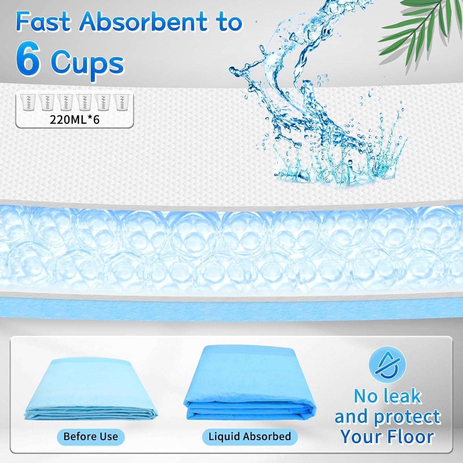 Pee Pads for Dogs - 30" X 36" Extra Large Puppy Pads XXL Potty Training Pads for Pet Wee Wee Pads Quick Absorbent Disposable Leak-Proof Pee Pads for Dogs Large Puppy Supplies - 30 Count