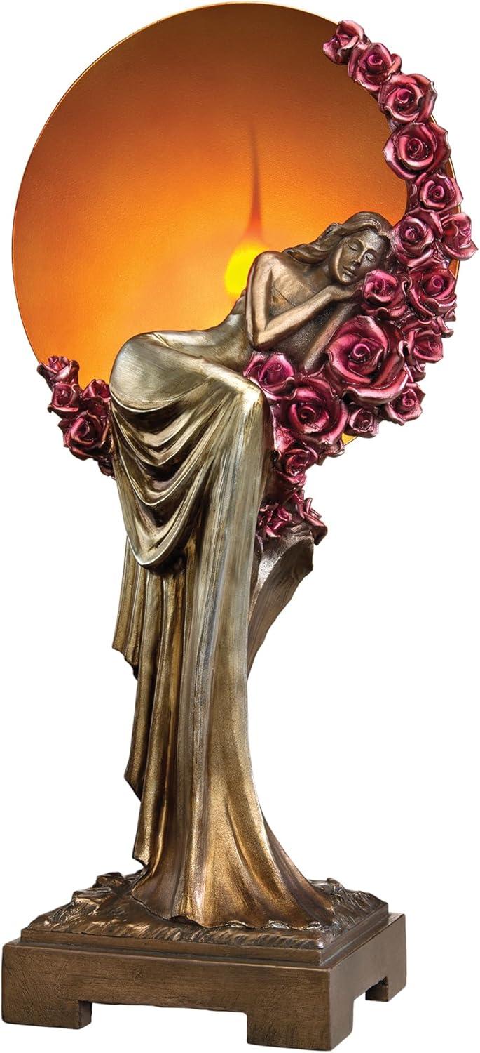Design Toscano Elegant Slumber Art Deco Illuminated Sculpture
