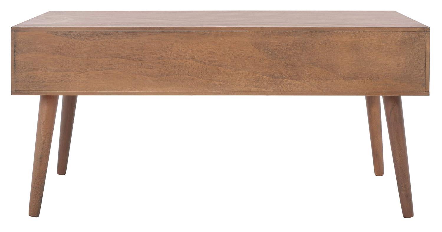Mozart Mid-Century Coffee Table - Brown - Safavieh
