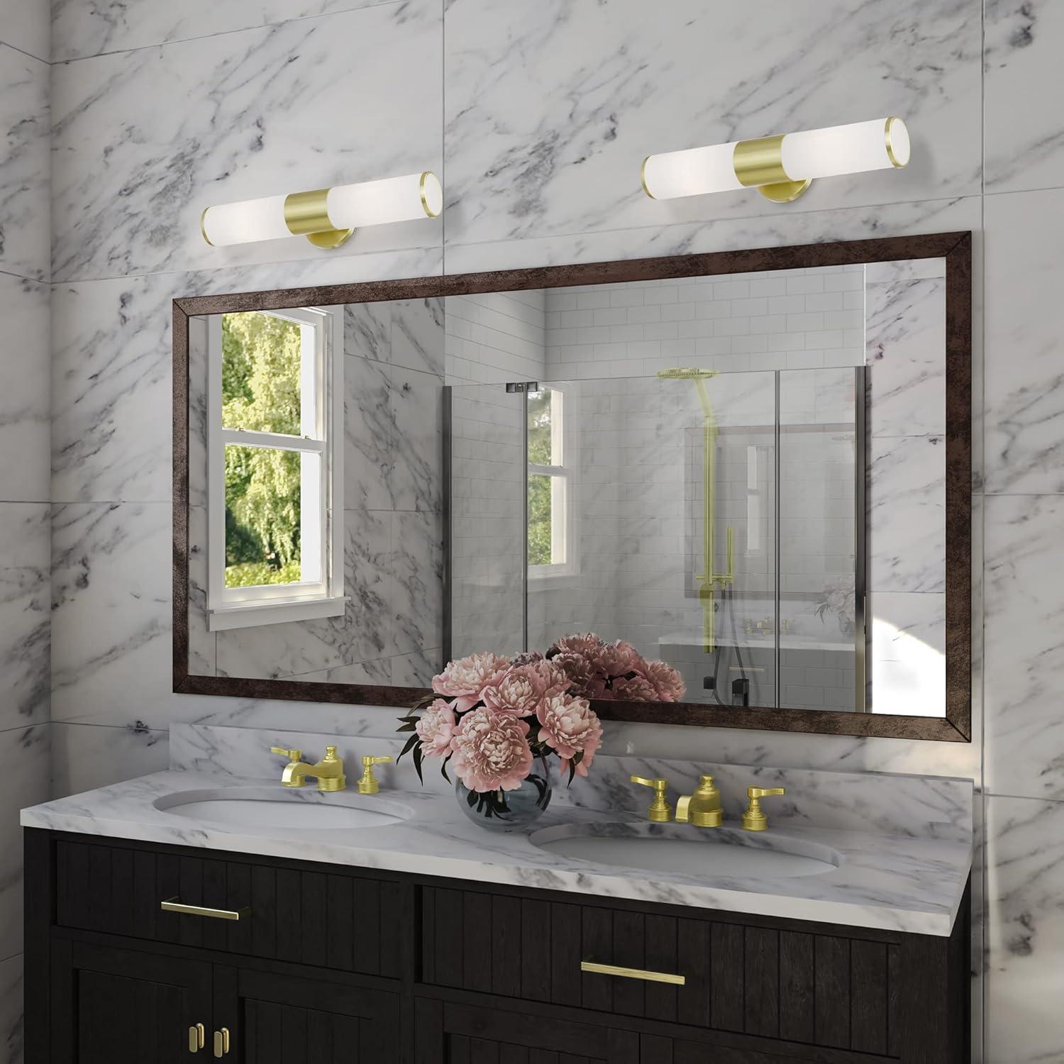 Livex Lighting Lindale 2 - Light Vanity in  Satin Brass