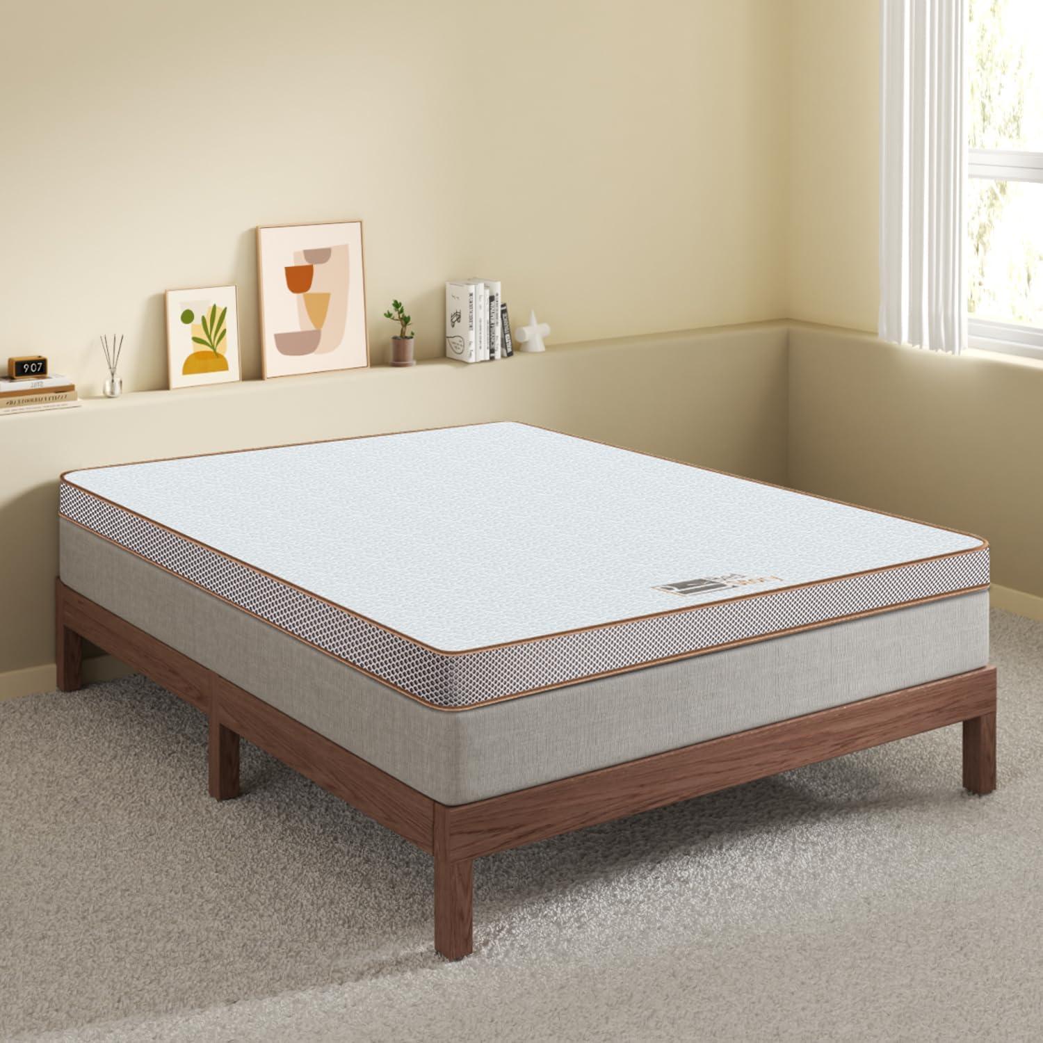 Queen Gel Infused Memory Foam Mattress Topper with Removable Cover