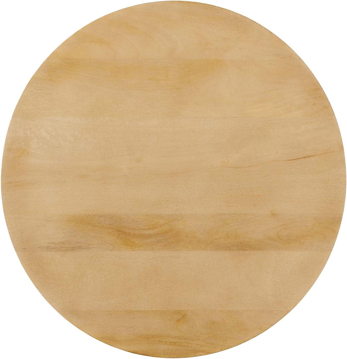 Modway Modway Lina Solid Wood Pedestal End Table