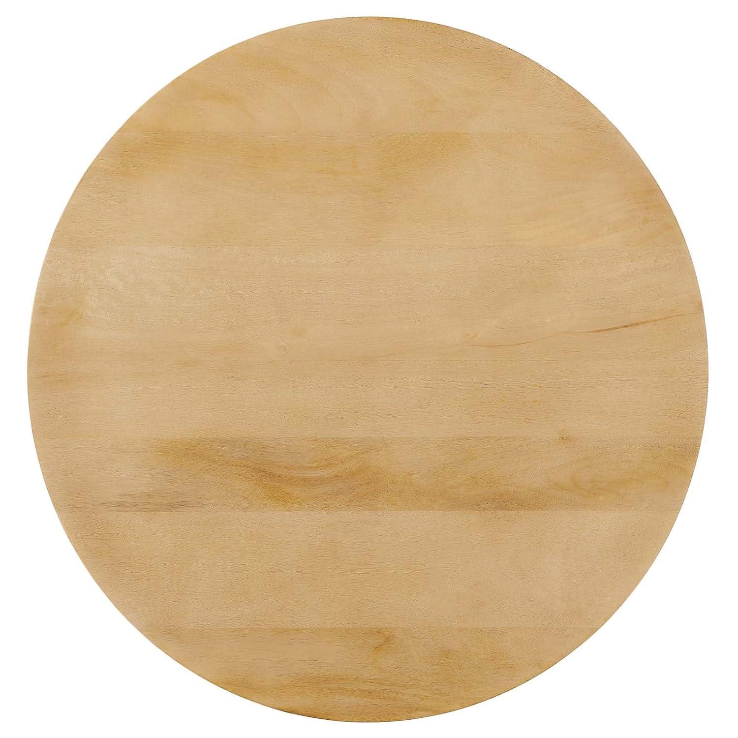 Modway Modway Lina Solid Wood Pedestal End Table